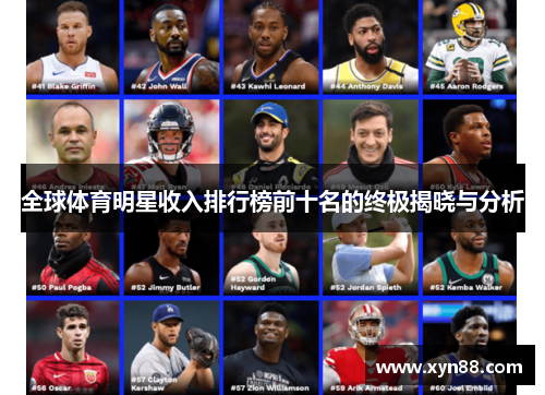 全球体育明星收入排行榜前十名的终极揭晓与分析
