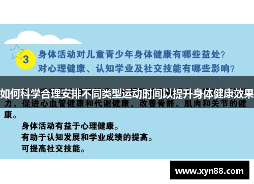 如何科学合理安排不同类型运动时间以提升身体健康效果
